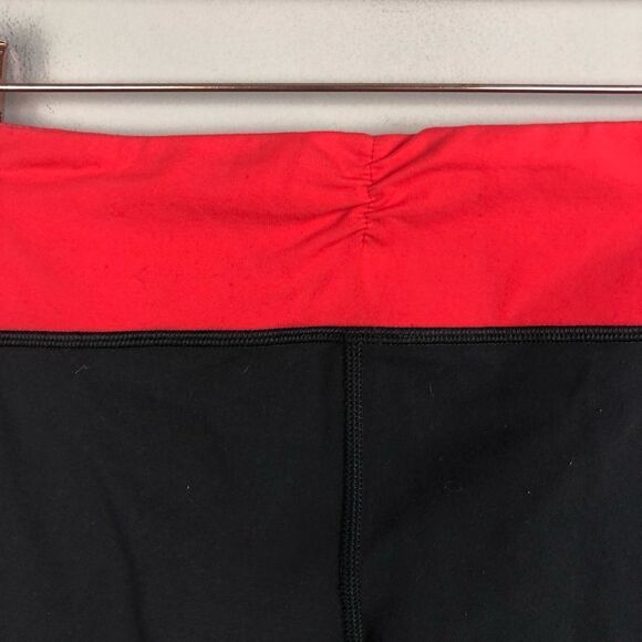LULULEMON | Gather & Crow Tights Crop Yoga Pants Gray & Red Women’s Size 2 - Picture 7 of 14